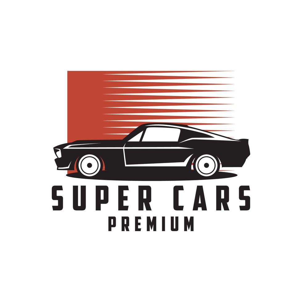 vetor profissional de design de logotipo de super carro