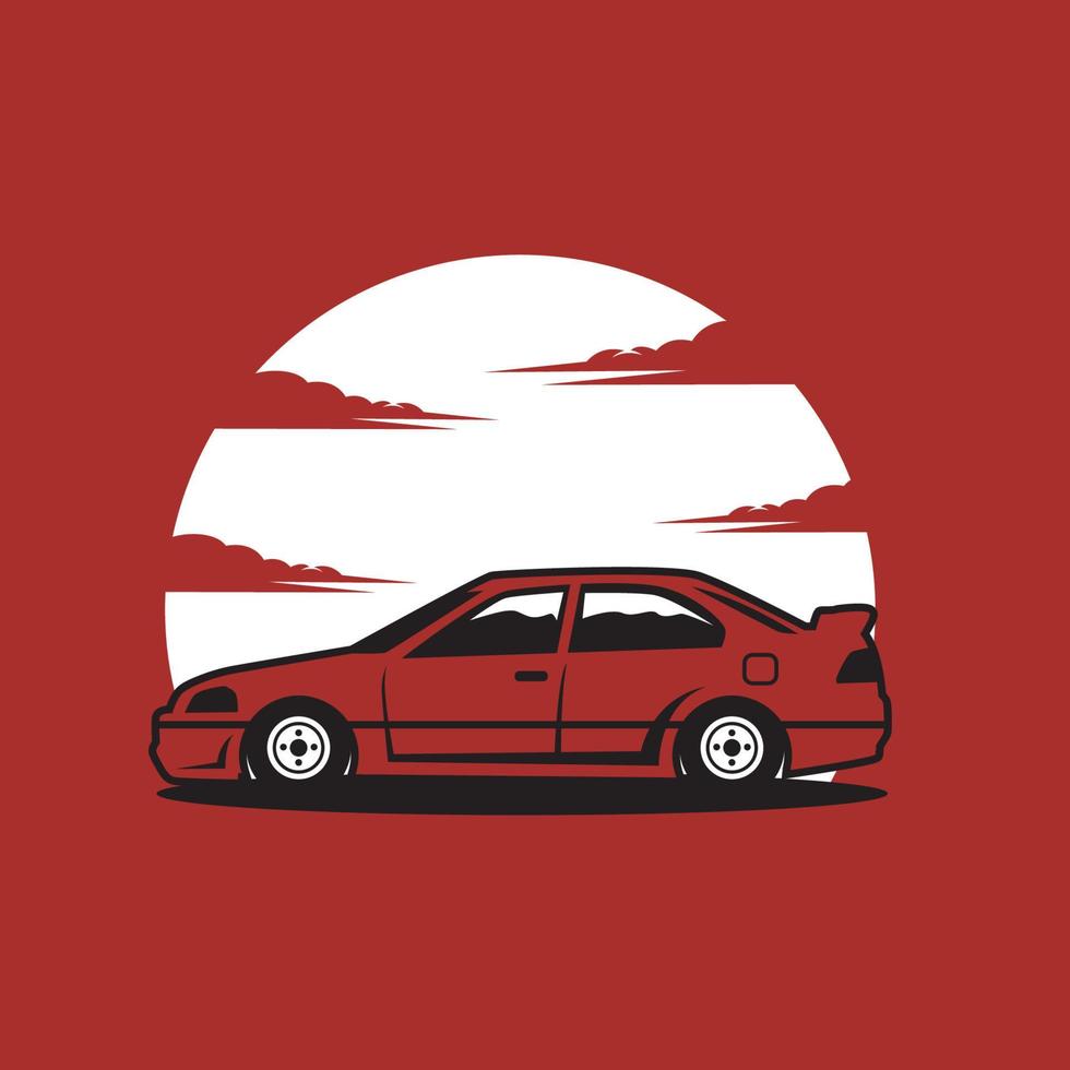 logotipo do muscle car - carro vetorial ótimo para banners, modelos, emblemas, emblemas, roupas pro vetor