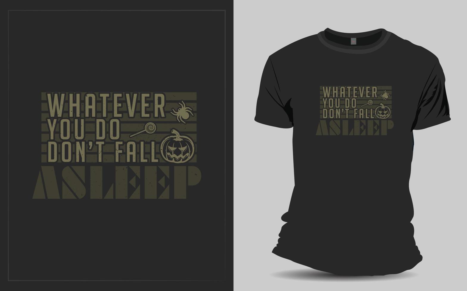 design de camiseta assustador de halloween v2 vetor