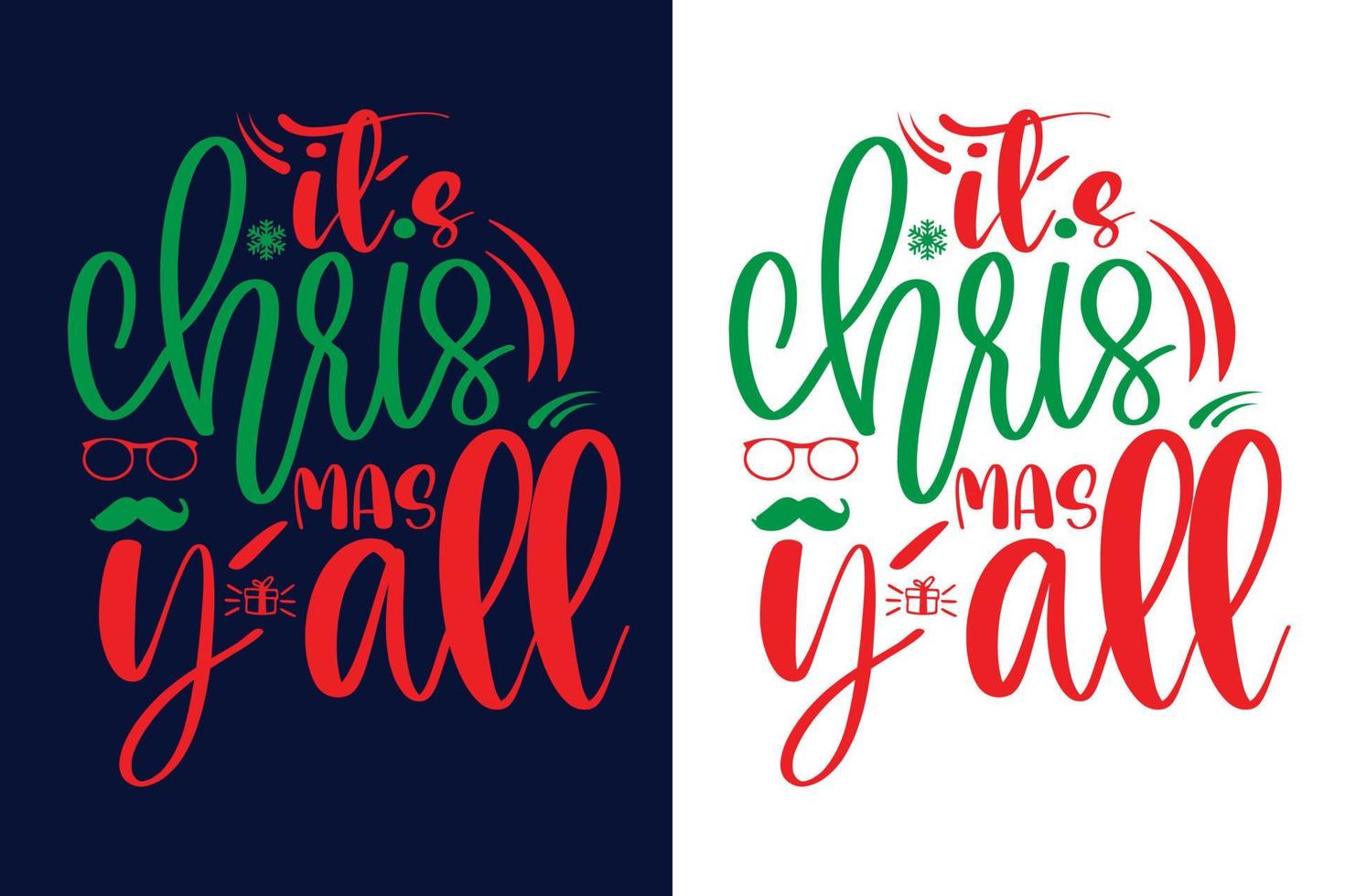 design de camiseta svg de natal vetor