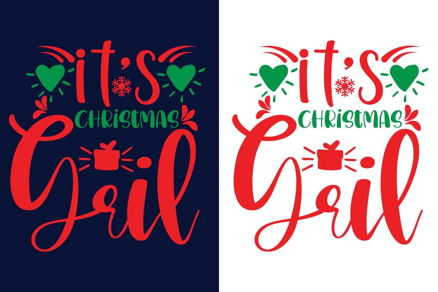 design de camiseta svg de natal vetor