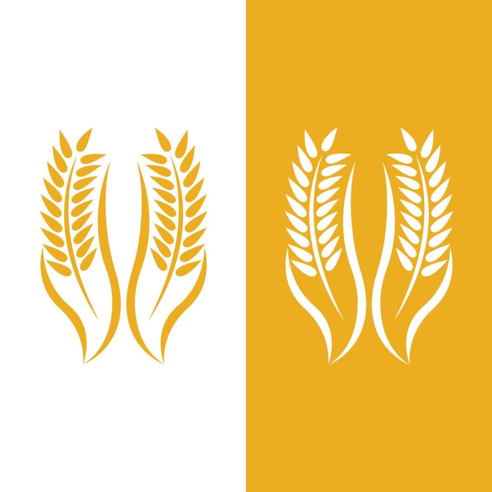 vetor de trigo agrícola