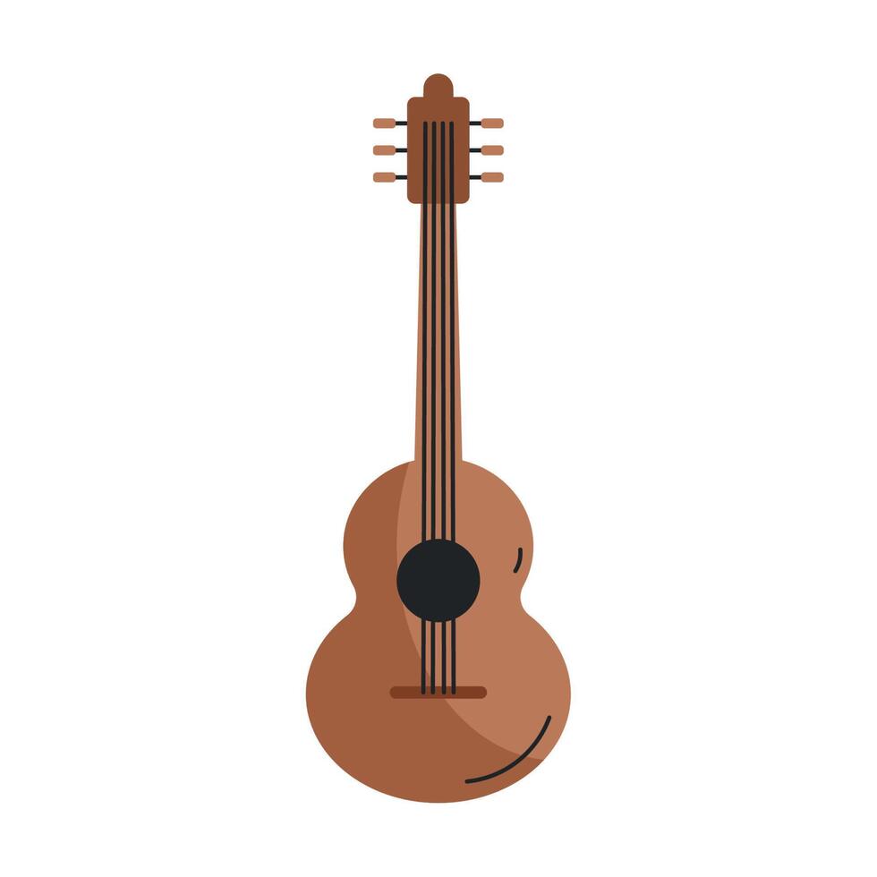 instrumento musical de guitarra vetor