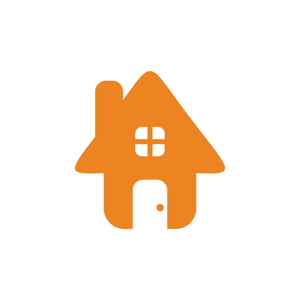 design de logotipo imobiliário de habitação criativa vetor