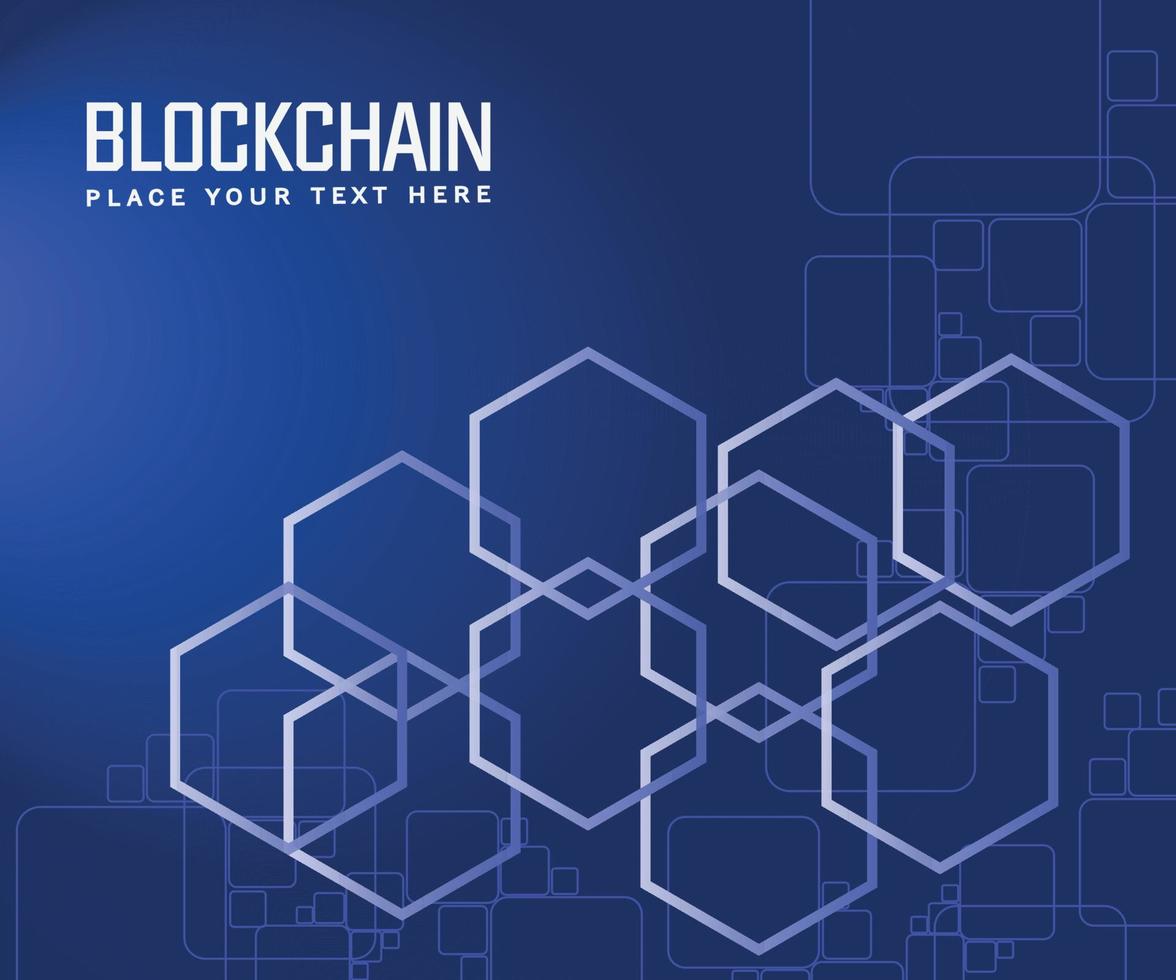 forma de padrão geométrico de hexágono de tecnologia digital de alta tecnologia sobre fundo azul. vetor