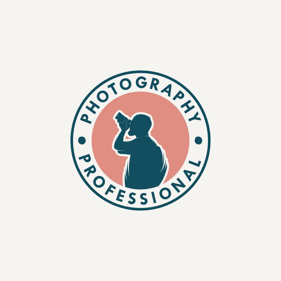 inspiração de vetor de design de logotipo de fotógrafo