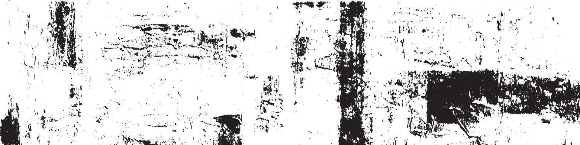 textura de angústia envelhecida em preto e branco. vintage resistiu velho fundo grunge. vetor