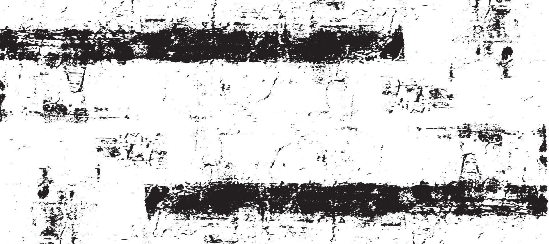 textura de angústia envelhecida em preto e branco. vintage resistiu velho fundo grunge. vetor