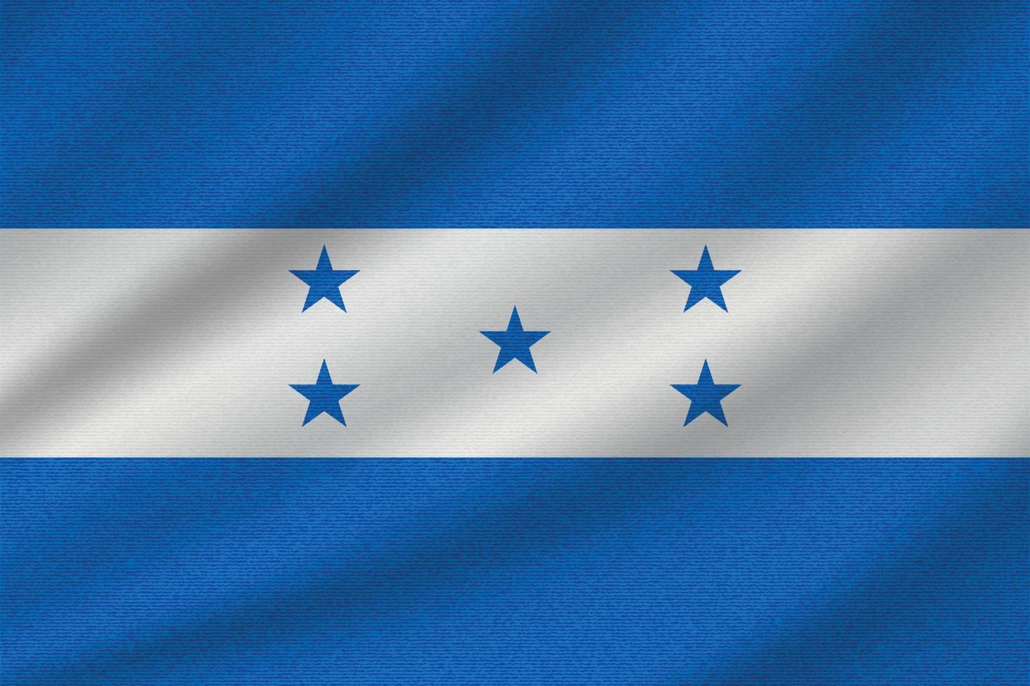 bandeira nacional de honduras vetor