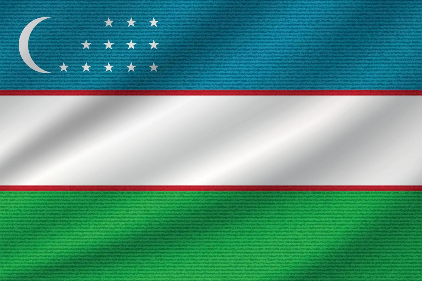 bandeira nacional do uzbequistão vetor