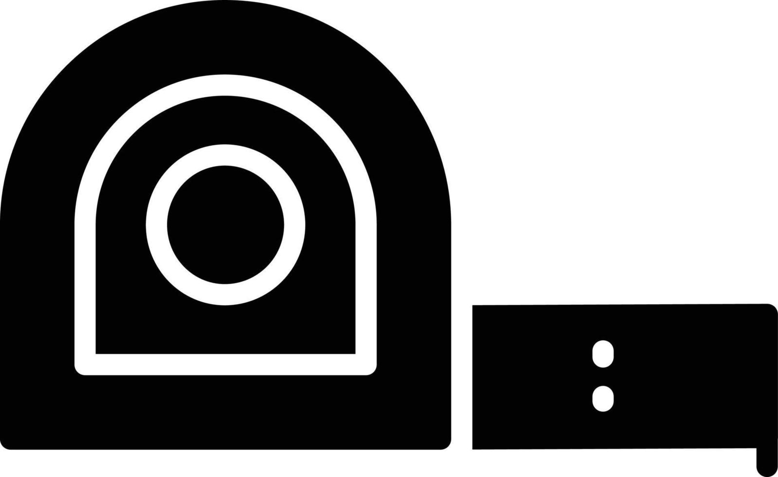ícone de glifo de fita vetor
