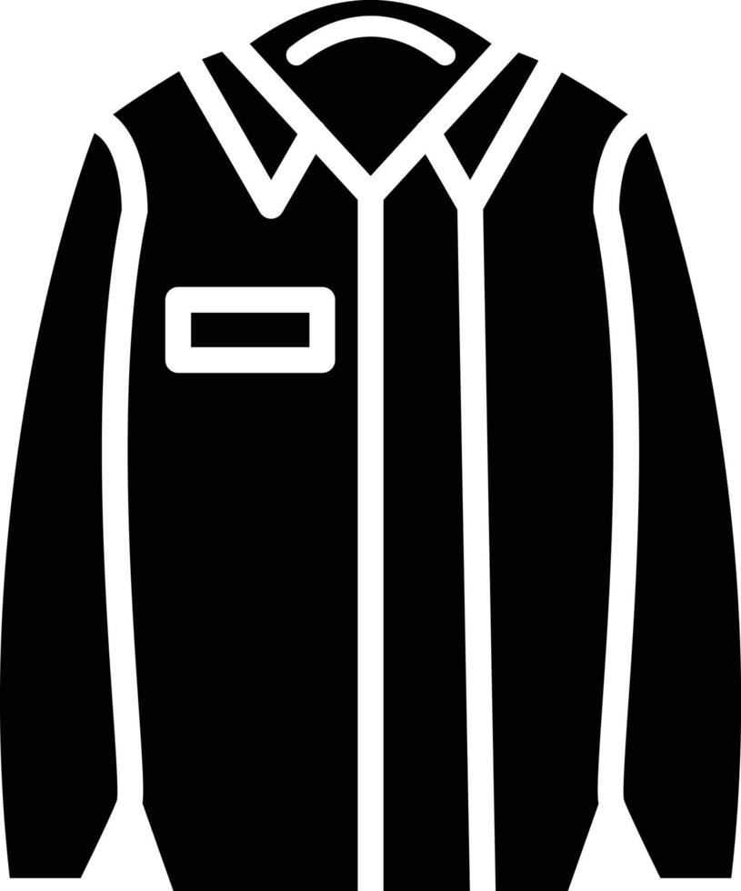ícone de glifo de casaco vetor