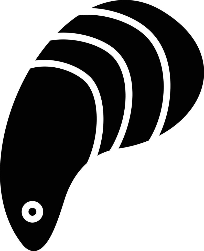 ícone de glifo de mexilhão vetor