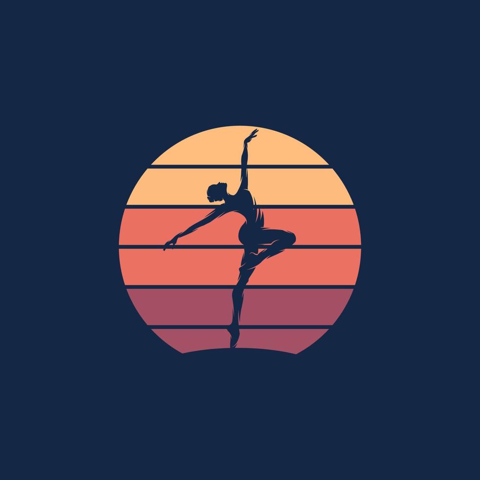 modelo de vetor de design elegante de logotipo de ginásio de esporte fitness