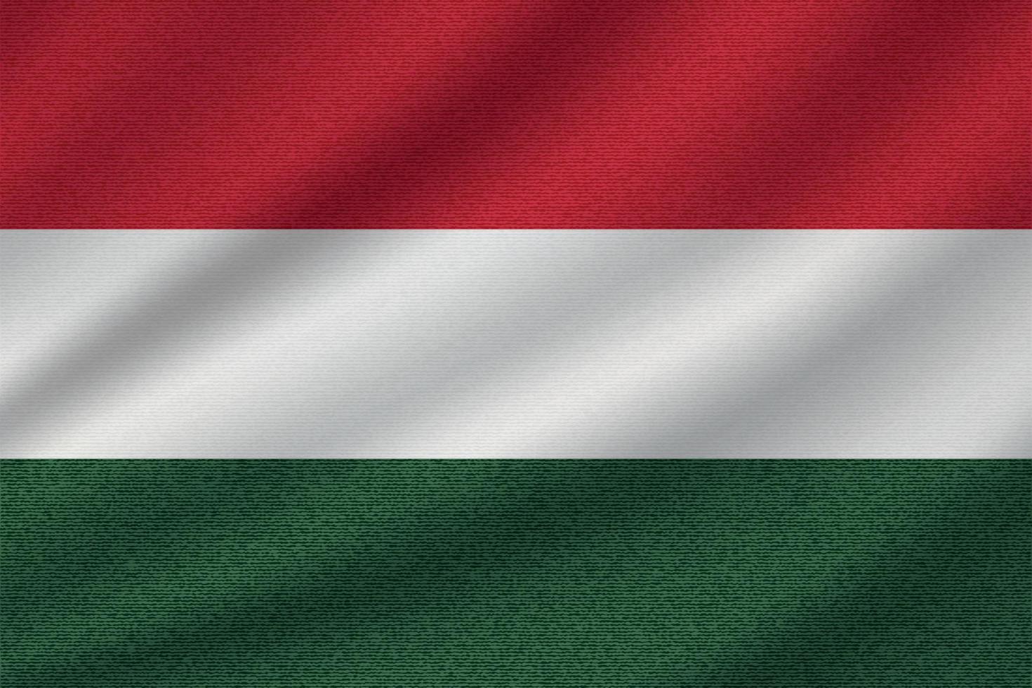 bandeira nacional da hungria vetor