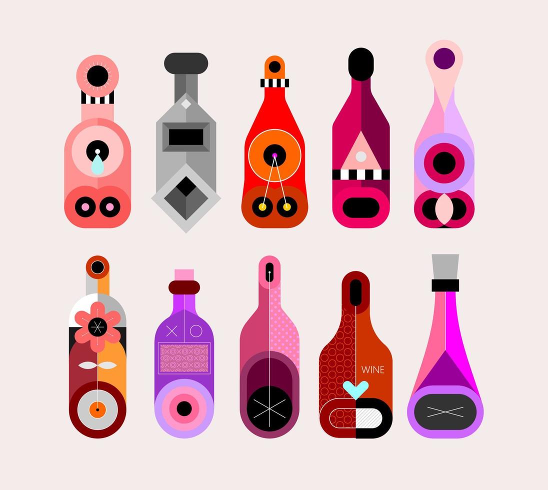 vetor de design de garrafa