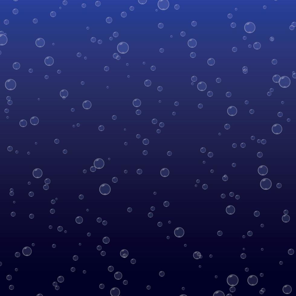 bolhas de água vetor