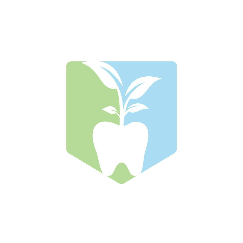 modelo de design de logotipo de vetor de árvore dental. modelo de logotipo de vetor de árvore dental.