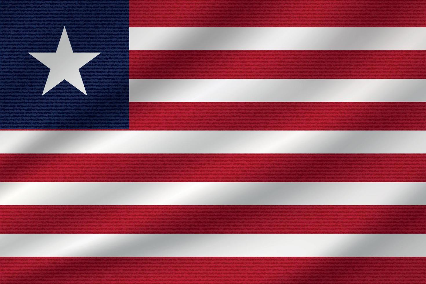 bandeira nacional da liberia vetor