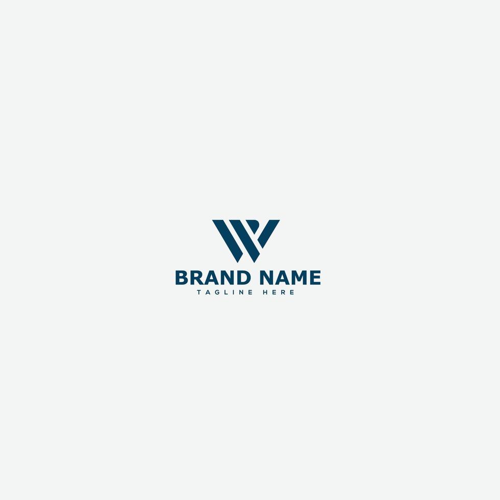 elemento de branding gráfico de vetor de modelo de design de logotipo wp.