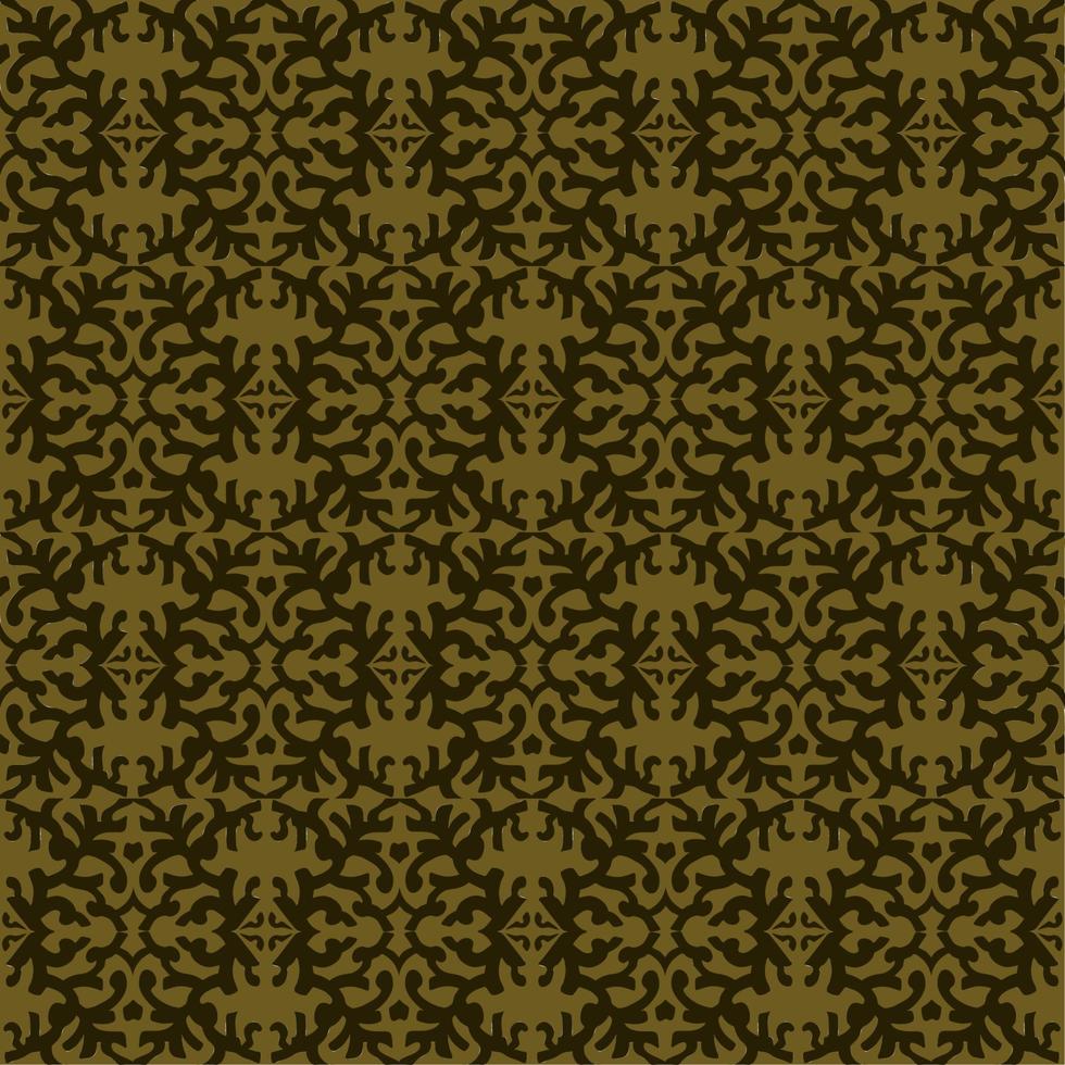 gokd batik ornamento fundo sem costura padrão estético único exótico para tecido, têxtil, azulejo, tapete ou papel de parede vetor