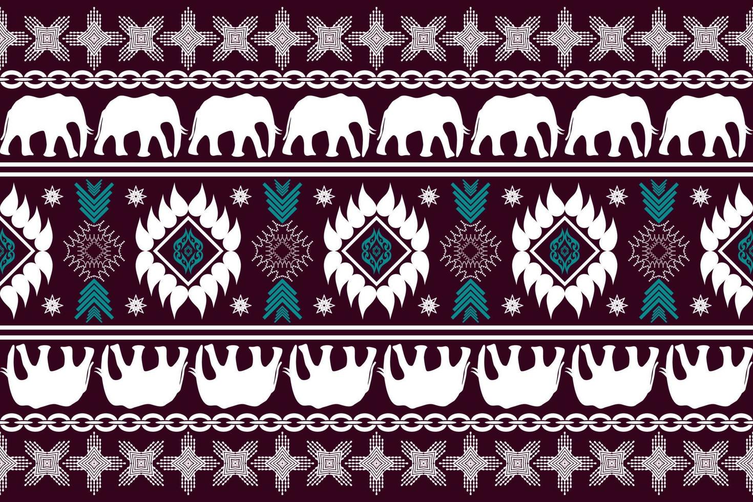 geométrica étnica oriental arte tradicional pattern.figure bordado tribal style.design para plano de fundo, papel de parede, roupas, embrulho, tecido, elemento, ilustração vetorial. vetor