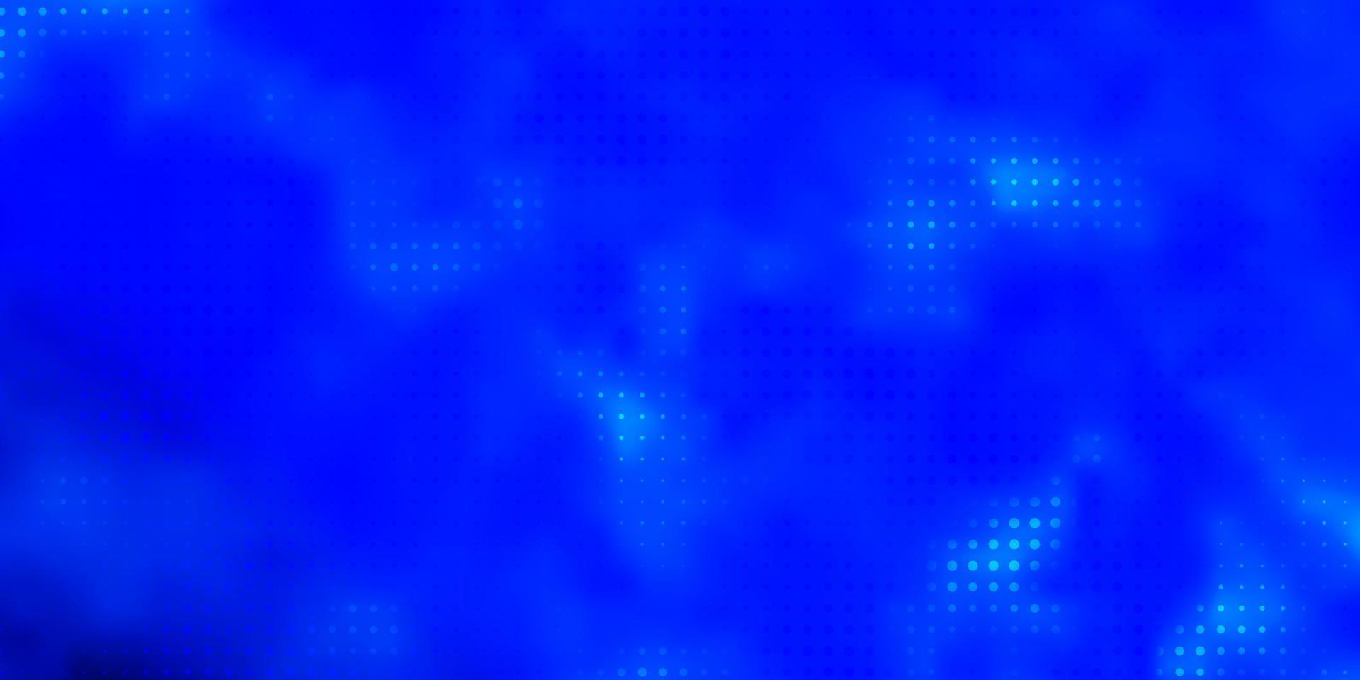 padrão de vetor azul claro com círculos.