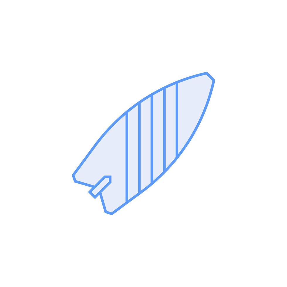 vetor de prancha de surf para apresentação do ícone do símbolo do site