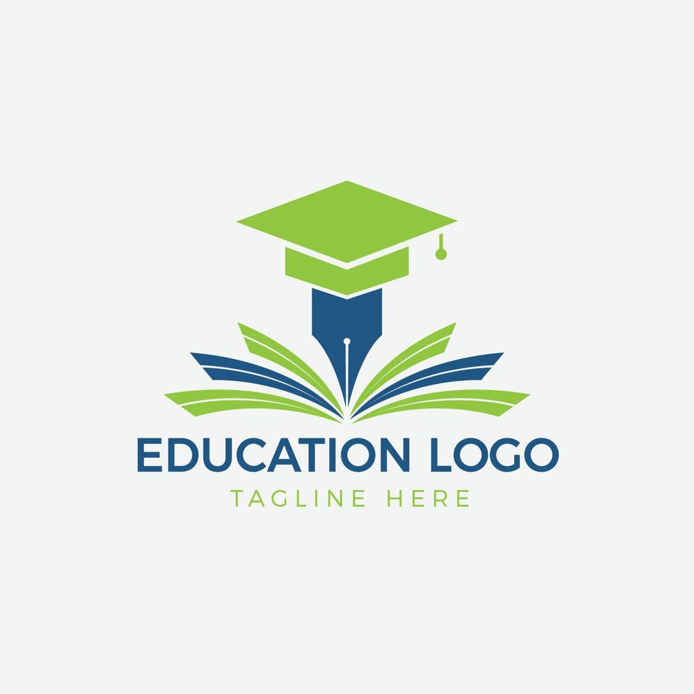 design de logotipo educacional vetor