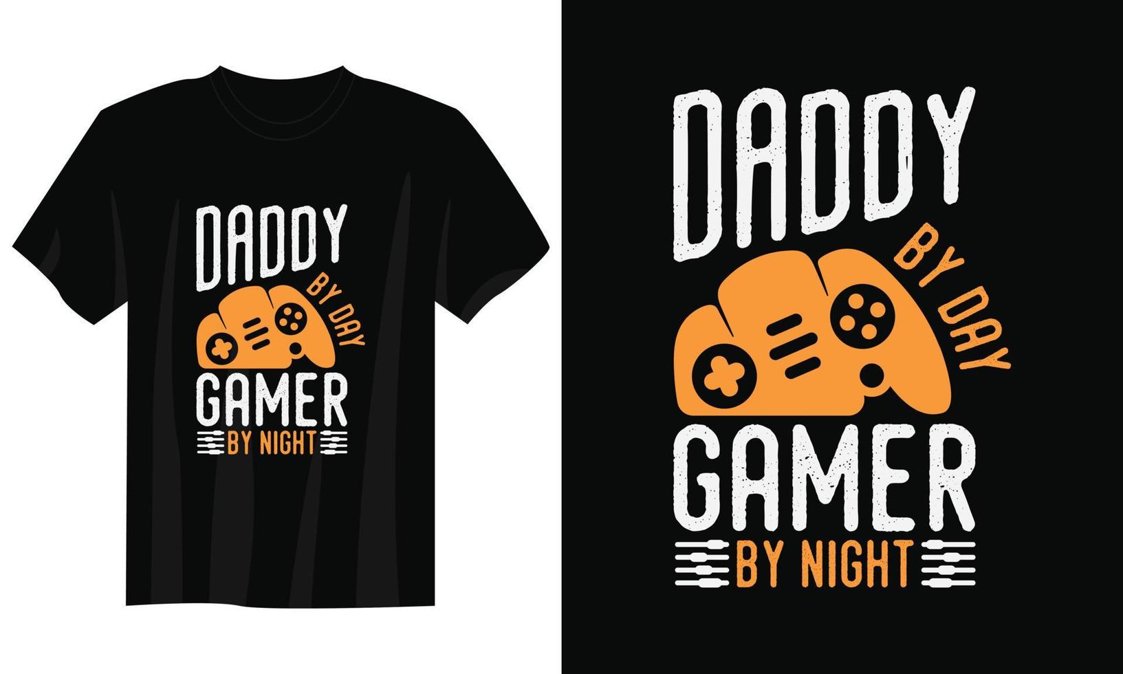 design de camiseta gamer daddy by day gamer by night, design de camiseta gamer gamer, design de camiseta gamer vintage, design de camiseta gamer tipografia, design de camiseta gamer retro gamer vetor