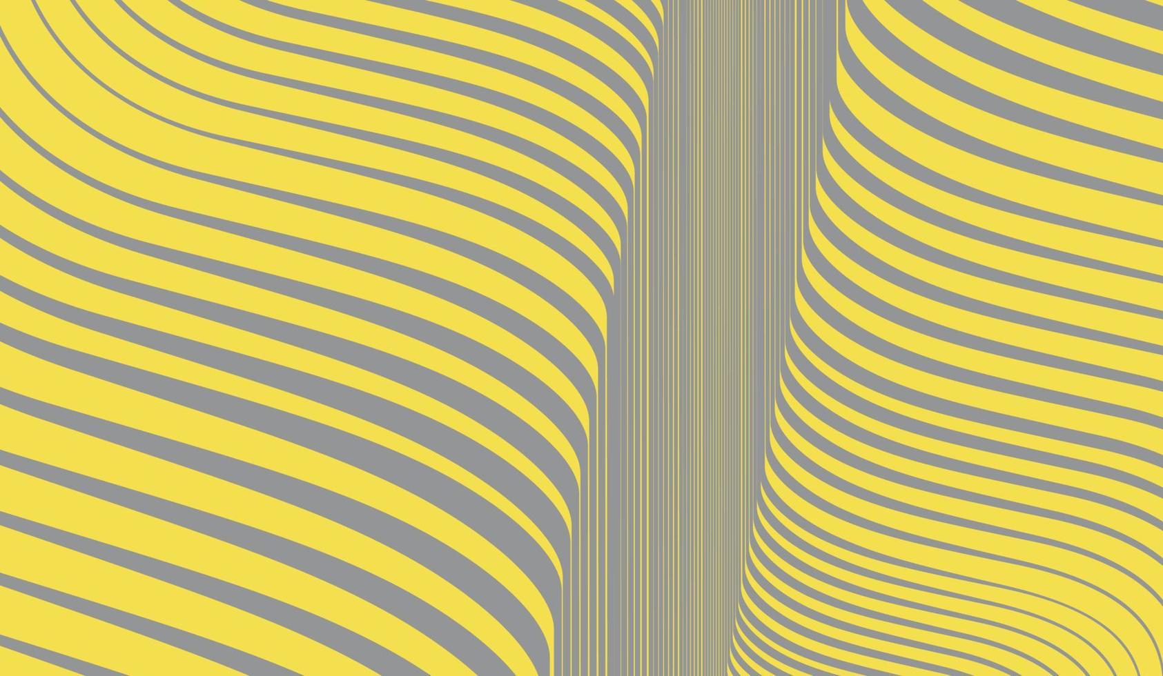 padrões de arte de ilusão forma de curva de onda vetor