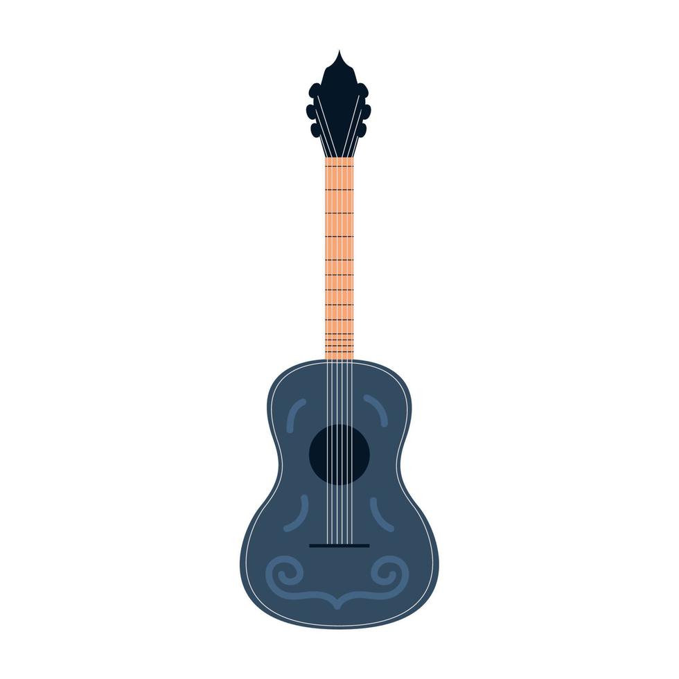 guitarra instrumento musical vetor