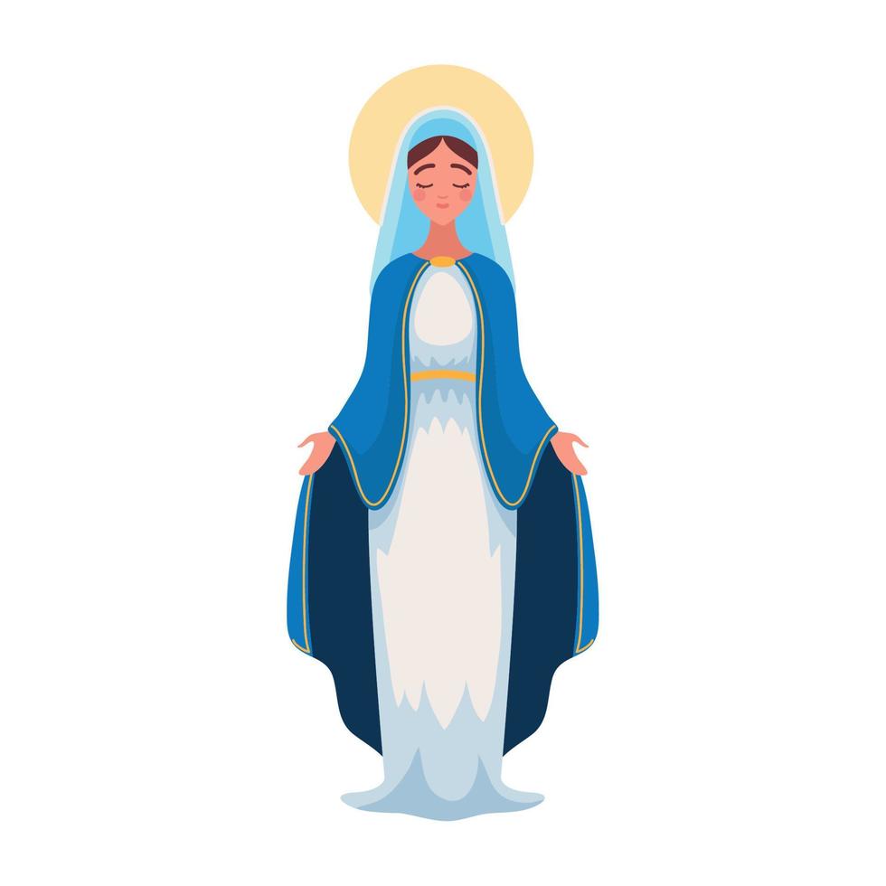 santa virgem maria vetor