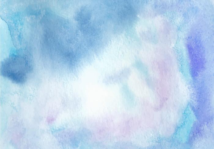 Fundo de vetor livre de aquarela azul