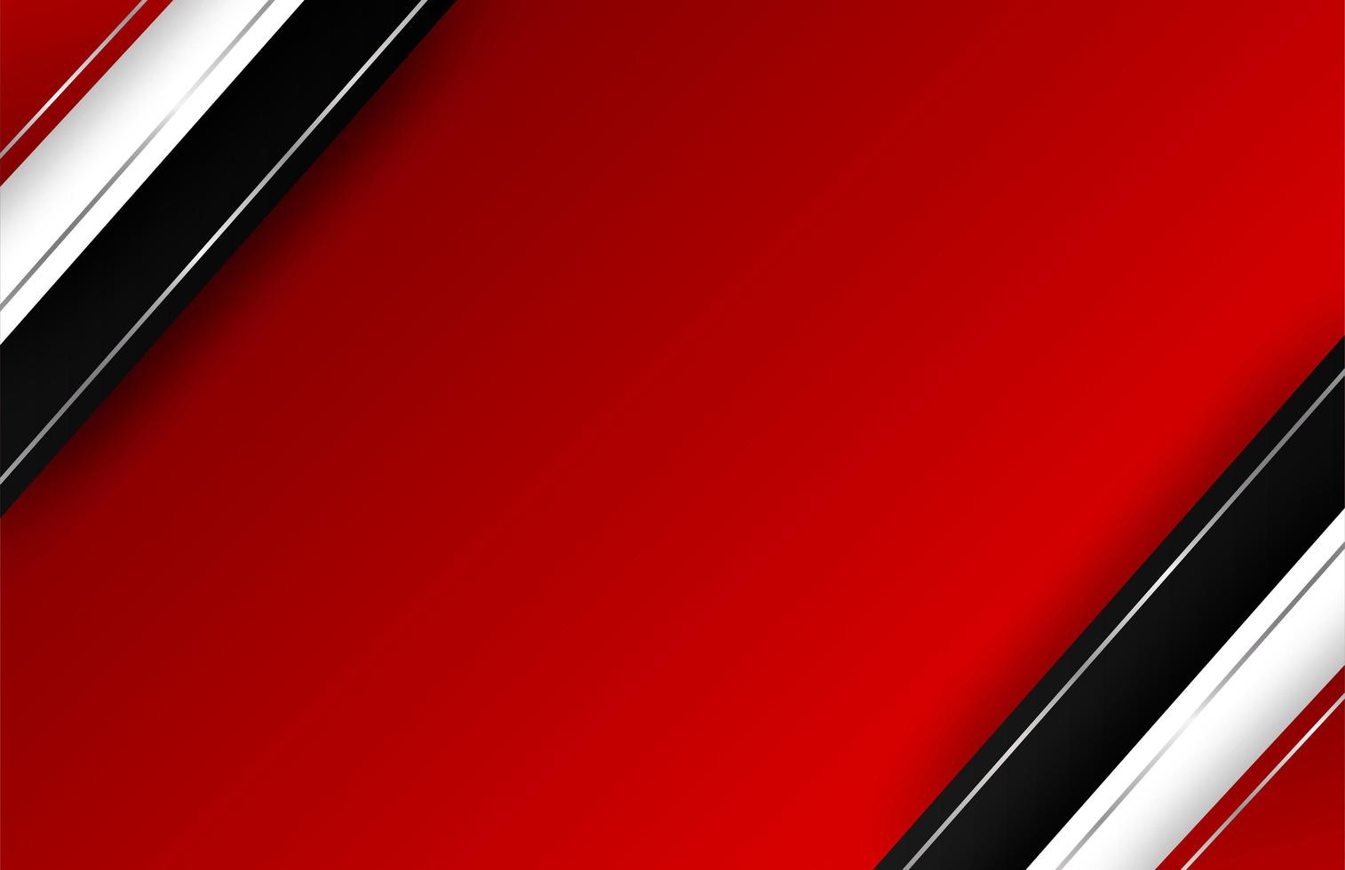 sobreposição de bordas diagonais em gradiente vermelho vetor