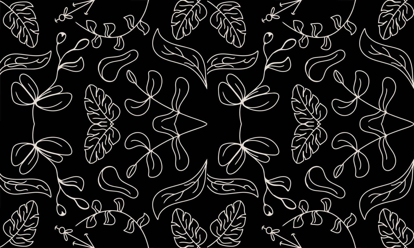 vector floral pattern.design para papel de parede, papel de embrulho, fundo, tecido. padrão de vetor sem costura com flores ornamentadas.