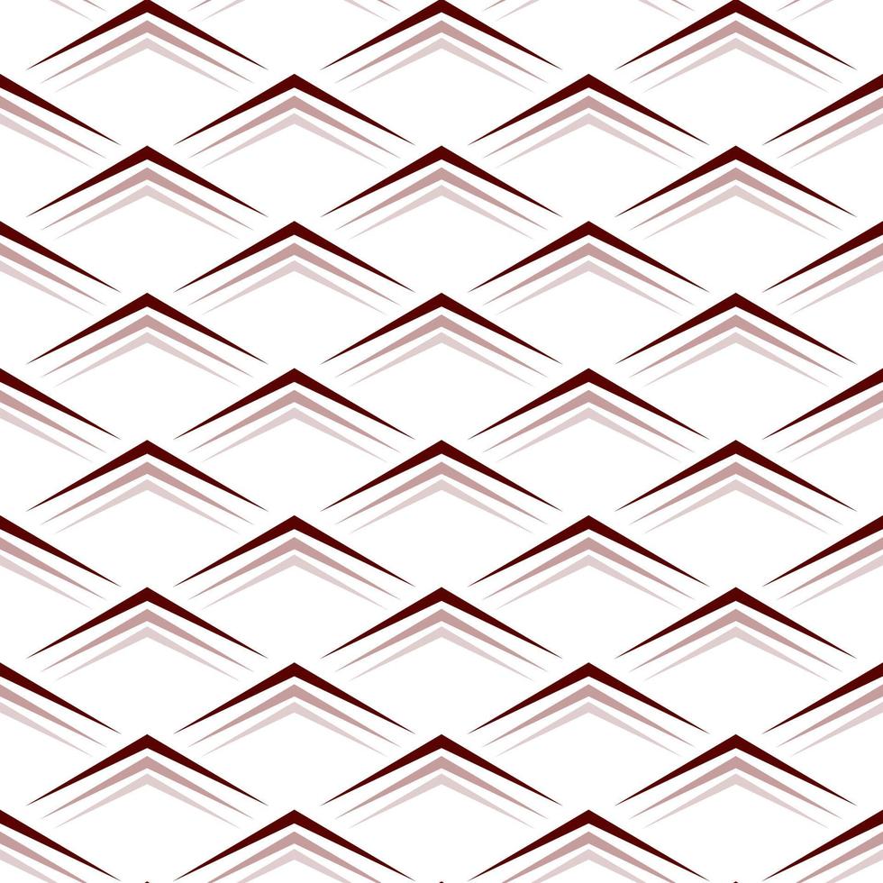 padrão geométrico sem costura de volume de triângulo vetor