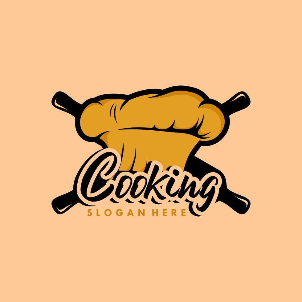 uma coleção de modelo de design de logotipo de culinária vetor