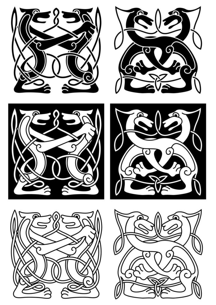 ornamento celta tribal vetor