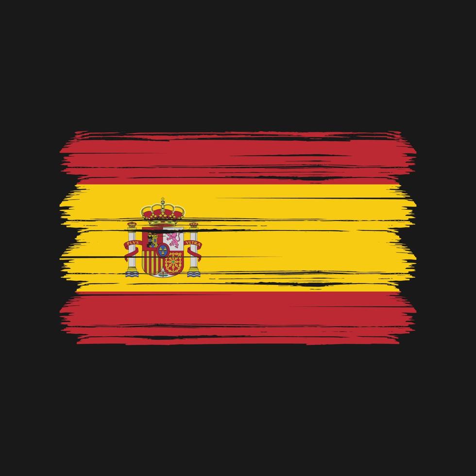 vetor de bandeira da Espanha. bandeira nacional