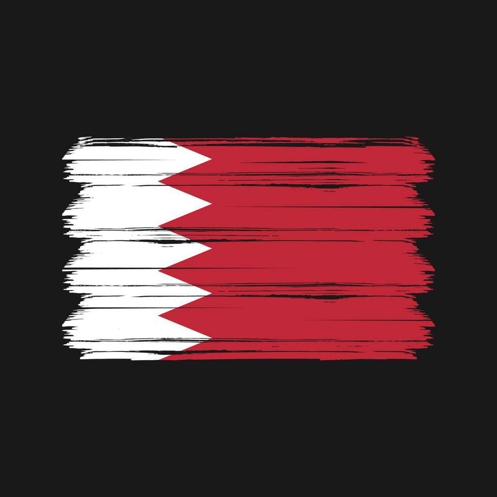 vetor de bandeira do Bahrein. bandeira nacional