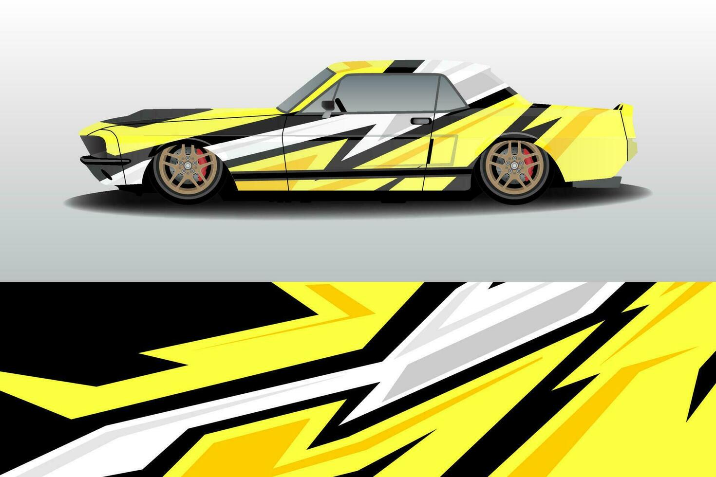 design de fundo de carro de corrida de rally vetor