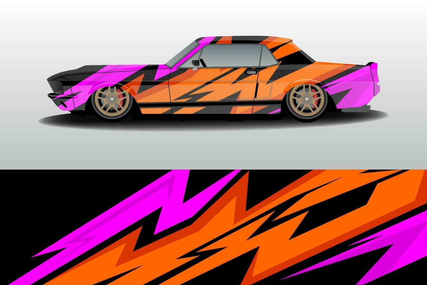 design de fundo de carro de corrida de rally vetor