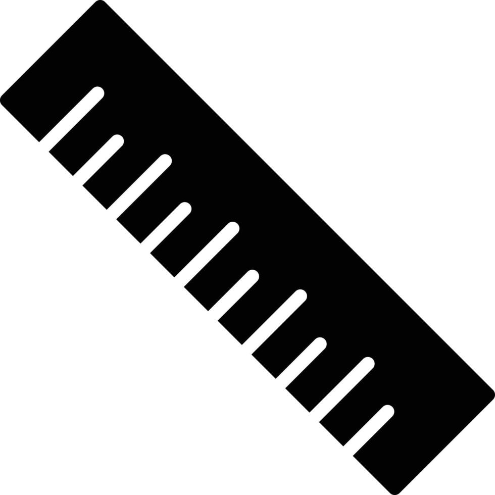 ícone de glifo rular vetor