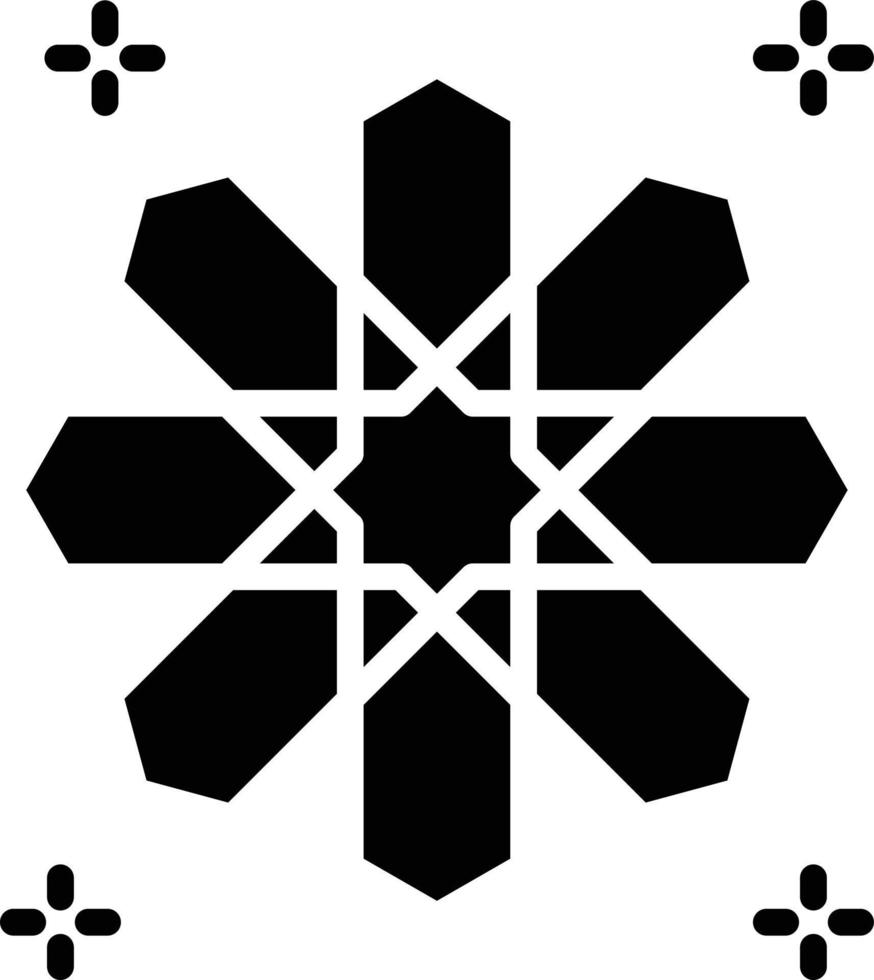ícone de glifo de padrão vetor