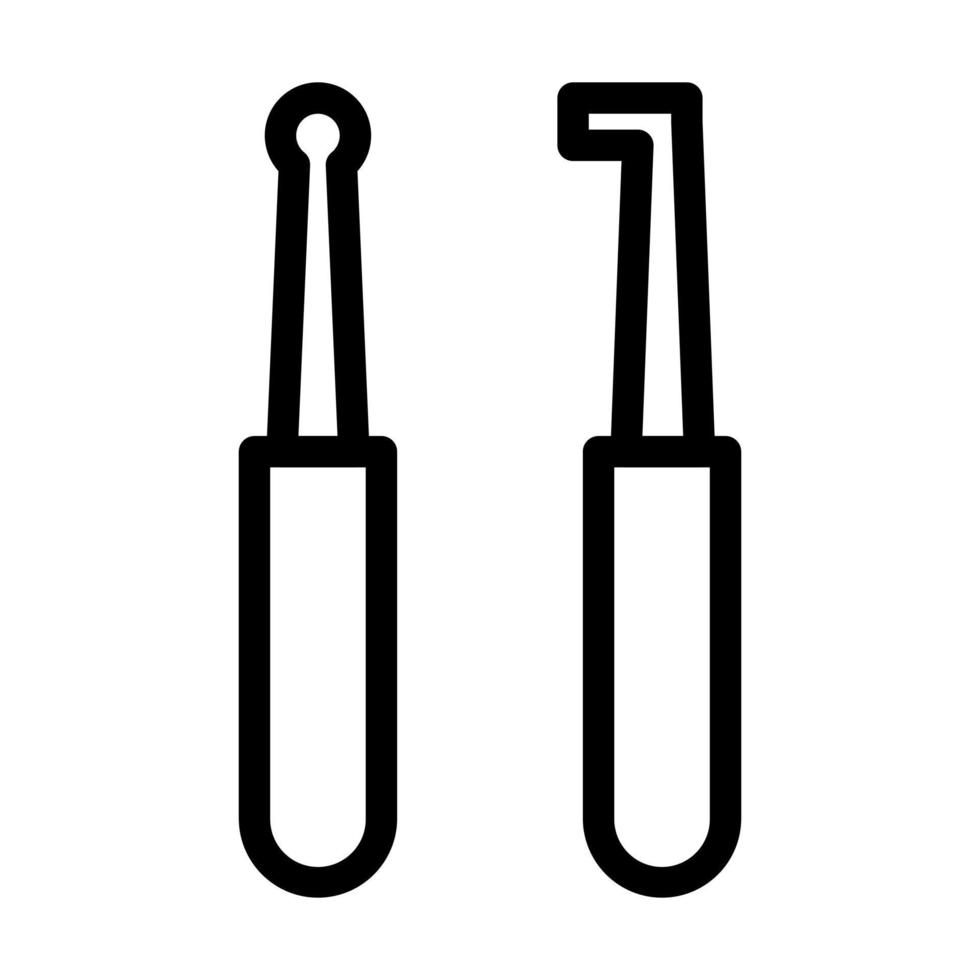 design de ícone de lockpick vetor