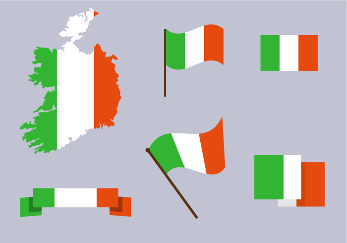 Vector livre do mapa da Irlanda