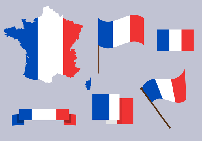 Vector de mapa gratuito da França