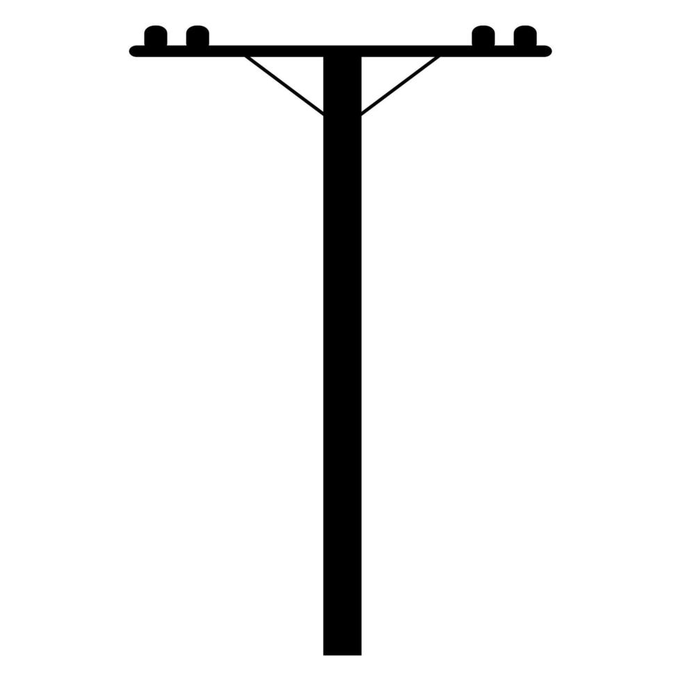 vetor de ilustração de ícone de poste de energia