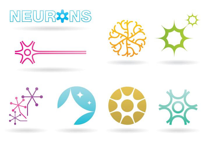 Logotipos Neuron vetor